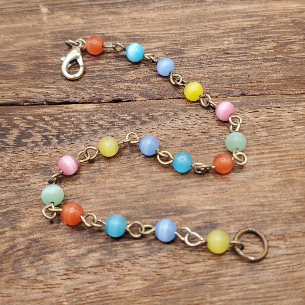 Moonstone lantern anklet B1922